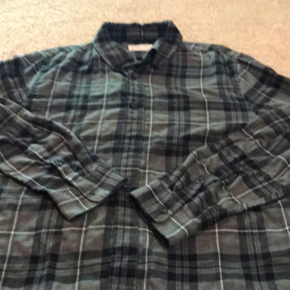Men’s Cotton & Co. Button down flannel shirt M